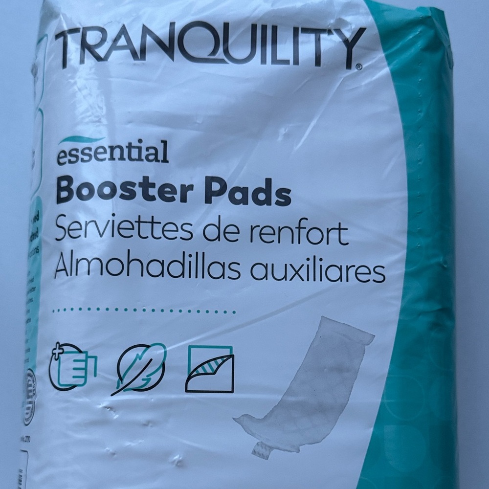 Tranquility Essential Booster Pads Adult Unisex Heavy Absorb 3.5’x12’ - 270 Pads - Picture 6 of 10